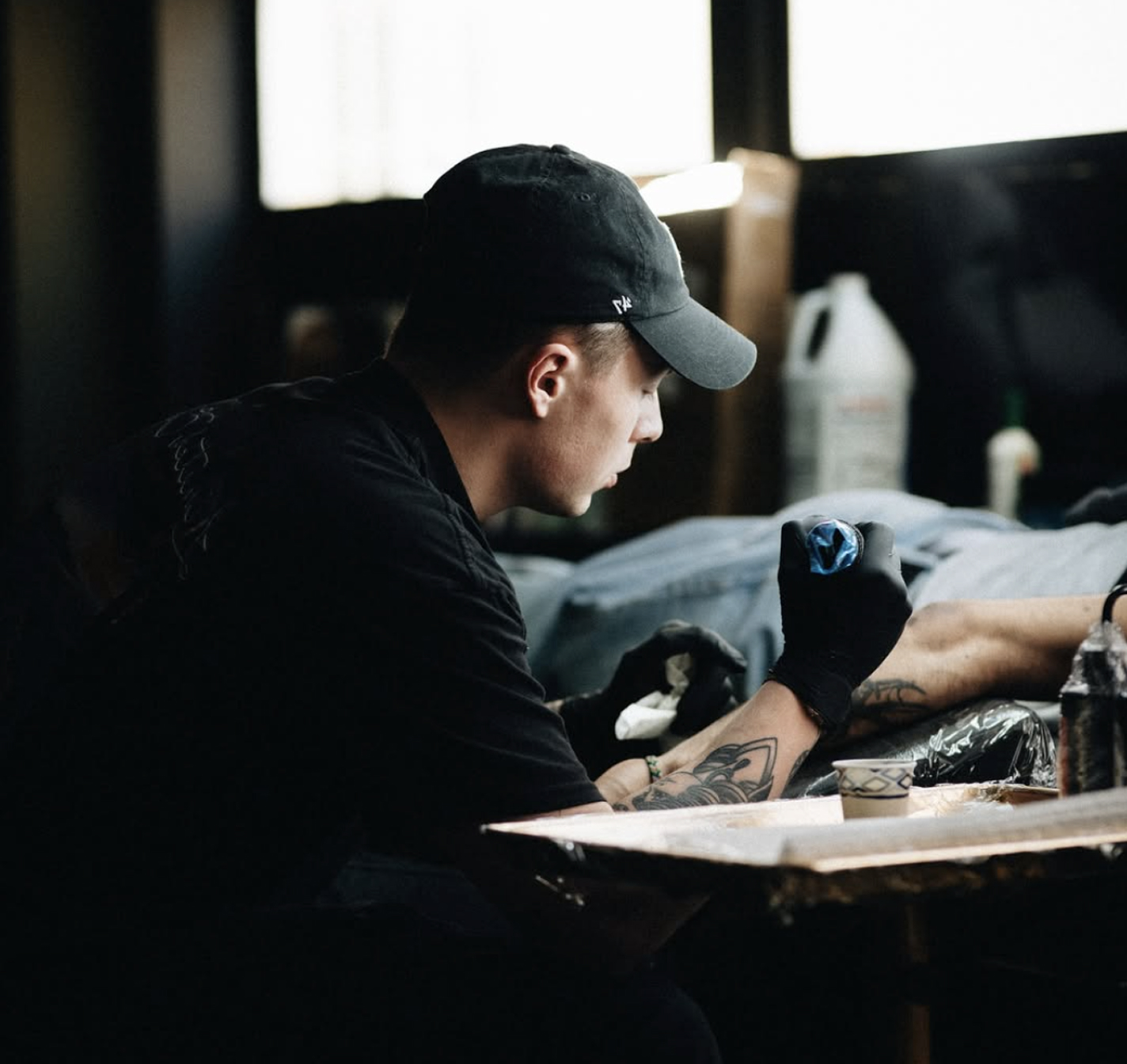 photo of Randy, tattoo artist